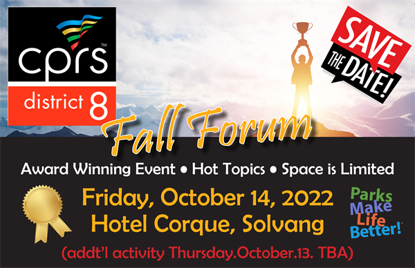 Save the Date D8 Fall Forum